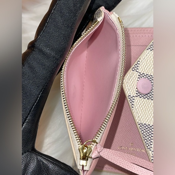 🌸Damier Azur Portefeuille Victorine Trifold Wallet - Picture 13 of 15